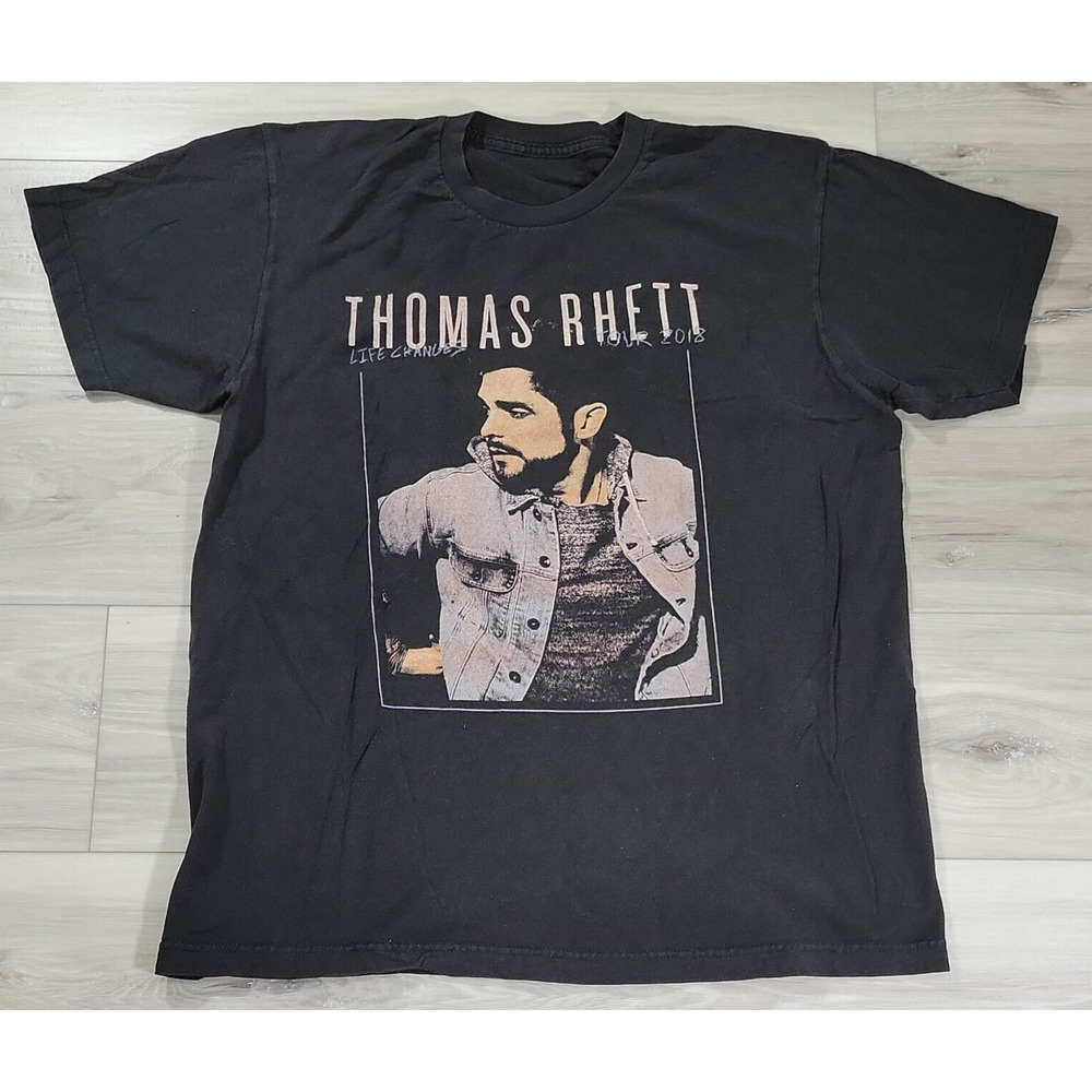Thomas Rhett T-shirt Men's Large Black Tour 2018 Life Changes